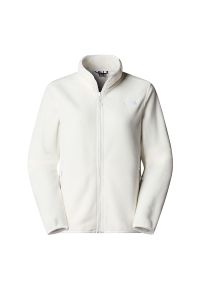 Bluza damska The North Face 100 Glacier Full-Zip Fleece 0A8D2FQLI1 - biała. Kolor: biały. Materiał: dzianina, polar, poliester. Styl: klasyczny. Sport: narciarstwo #1