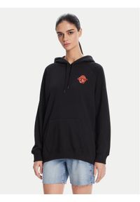 Volcom Bluza Truly Stoked B4112501 Czarny Oversize. Kolor: czarny. Materiał: syntetyk