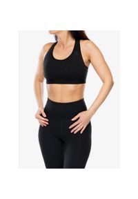 Biustonosz sportowy Odlo Ascent PW Medium Sport Bra. Kolor: czarny