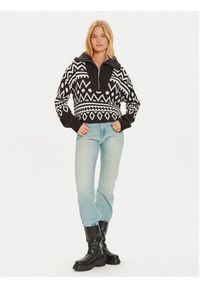 Brave Soul Sweter LK-230NAVHO Czarny Regular Fit. Kolor: czarny. Materiał: syntetyk #4