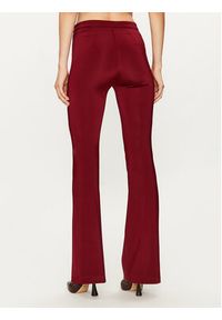 Pinko Spodnie materiałowe Hulka 100054 A04I Bordowy Regular Fit. Kolor: czerwony. Materiał: wiskoza #5