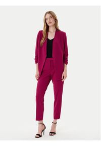 DKNY Chinosy P9RK6AWP Bordowy Slim Fit. Kolor: czerwony. Materiał: syntetyk #3