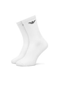 Emporio Armani Skarpety długie EM000554 AF14499 M0066 Biały. Kolor: biały. Materiał: bawełna #3