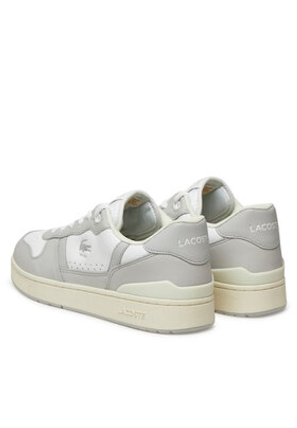 Lacoste Sneakersy 7-48SMA0042 Szary. Kolor: szary. Materiał: skóra