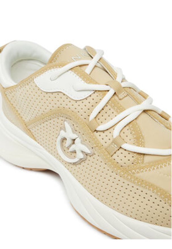 Pinko - PINKO Sneakersy Ariel 15 SS0065T030 Beżowy. Kolor: beżowy. Materiał: materiał