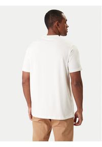 Karl Lagerfeld - KARL LAGERFELD T-Shirt 755055 561221 Écru Regular Fit. Typ kołnierza: dekolt w karo. Materiał: syntetyk #4