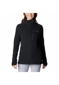 columbia - Bluza Turystyczna Rozpinana Damska Columbia Titan Pass 3.0 Full Zip Fleece. Kolor: czarny. Sport: turystyka piesza