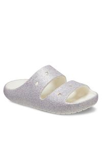 Crocs Sandały Classic Glitter Sandal V2 Kids Mystic 209705 Kolorowy. Wzór: kolorowy #4