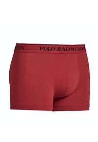Ralph Lauren - RALPH LAUREN - Bawełniane bokserki z logo (3-pack). Kolor: czerwony. Materiał: bawełna #3