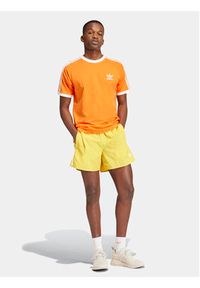 Adidas - adidas T-Shirt adicolor Classics 3-Stripes IM9382 Pomarańczowy Slim Fit. Kolor: pomarańczowy. Materiał: bawełna #7