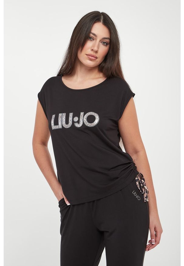 Liu Jo - T-shirt damski z logo LIU JO