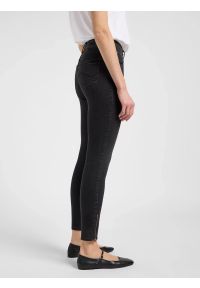 Lee - LEE DAMSKIE SPODNIE JEANSOWE LEE SCARLETT HIGH ZIP TRUE TO BLACK 112365074 #4