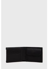 Calvin Klein portfel i etui na karty skórzane męski kolor czarny. Kolor: czarny. Materiał: skóra. Wzór: gładki #4
