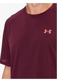 Under Armour T-Shirt Ua Tech 2.0 Ss Tee Novelty 1345317 Bordowy Loose Fit. Kolor: czerwony. Materiał: syntetyk #5