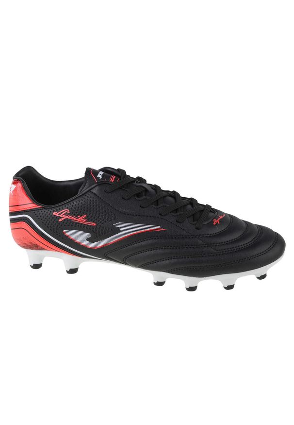 Buty piłkarskie - korki męskie, Joma Aguila 2241 FG. Kolor: wielokolorowy, czarny, czerwony. Sport: piłka nożna