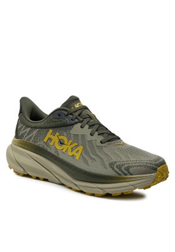 HOKA - Hoka Buty do biegania Challenger Atr 7 Wide 1134499 Khaki. Kolor: brązowy. Materiał: materiał