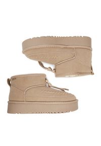 Roxy Śniegowce CEO-HDR2503-2 Beżowy. Kolor: beżowy. Materiał: materiał #4