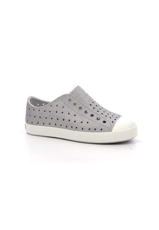 Native Shoes - Buty miejskie dziecięce NATIVE JEFFERSON BLING YOUTH. Kolor: szary. Sport: turystyka piesza