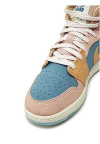Nike Sneakersy Air Jordan 1 Mid Ss (GS) FN7452 400 Różowy. Kolor: różowy. Materiał: zamsz, skóra. Model: Nike Air Jordan #3