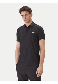 BOSS Polo Chip Hexa 50554561 Czarny Regular Fit. Typ kołnierza: polo. Kolor: czarny. Materiał: syntetyk #1