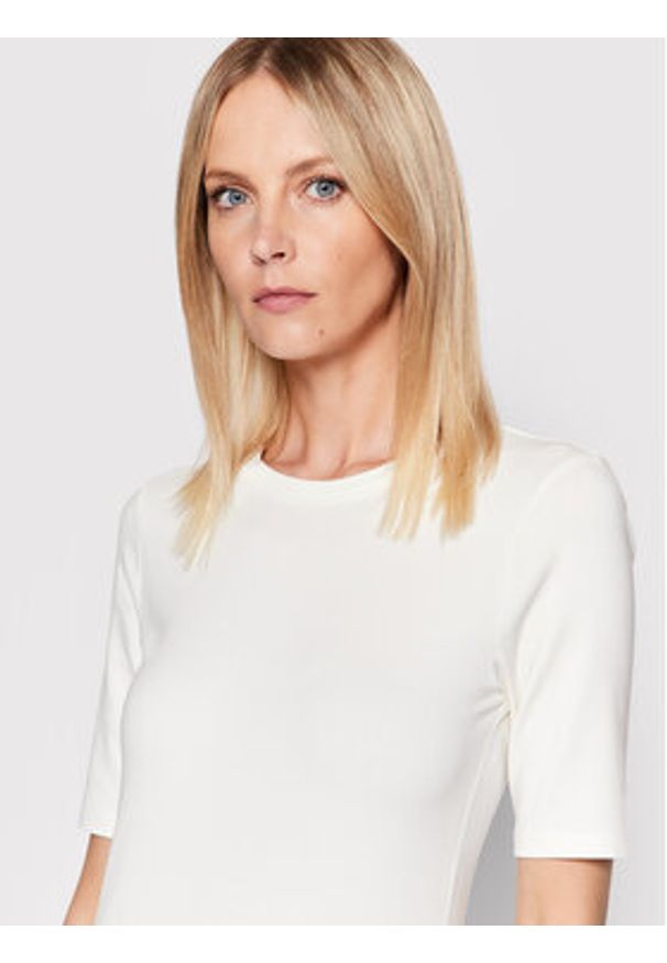 BOSS Bluzka Efita 50461122 Écru Regular Fit