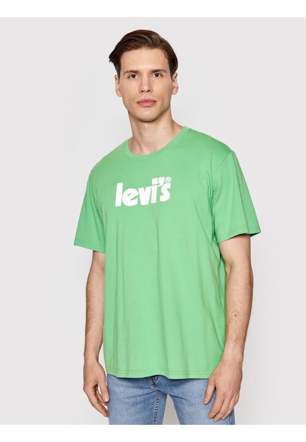 Levi's® T-Shirt 16143-0141 Zielony Relaxed Fit. Kolor: zielony. Materiał: bawełna