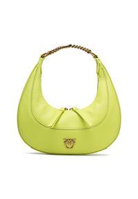 Pinko Torebka Brioche Hobo Mini AI 23-24 PLTT 101433 A0QO Zielony. Kolor: zielony. Materiał: skórzane