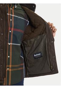 Barbour Kurtka przejściowa MQU0281OL51 Zielony Slim Fit. Kolor: zielony. Materiał: syntetyk #2