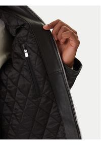 BOSS Kurtka skórzana H-Mupablo 50540917 Czarny Regular Fit. Kolor: czarny. Materiał: skóra #5