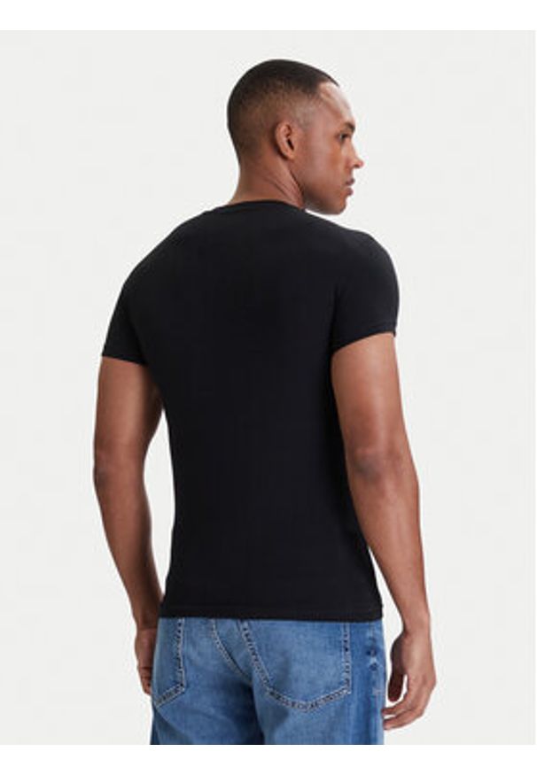 Emporio Armani Underwear T-Shirt EM000375 AF18891 UC001 Czarny Slim Fit. Kolor: czarny. Materiał: bawełna