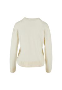 Urban Classics - Bluza Damska Dzianinowa Z Okrągłym Dekoltem. Kolor: brązowy. Materiał: dzianina