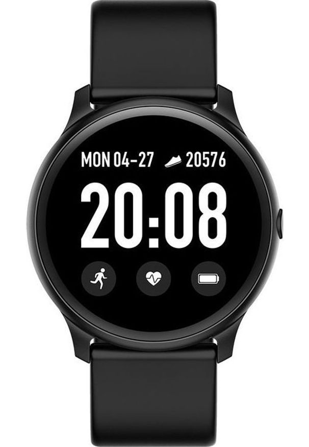 Smartwatch Gino Rossi SW010-4 Czarny (SW010-4). Rodzaj zegarka: smartwatch. Kolor: czarny