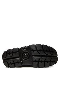 NEW ROCK Sneakersy M-106-C178 Czarny. Kolor: czarny. Materiał: skóra #6
