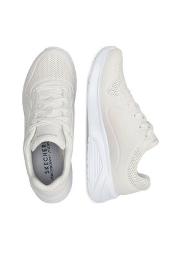 skechers - Skechers Sneakersy UNO LITE 8750063 WHT Écru. Materiał: syntetyk, materiał