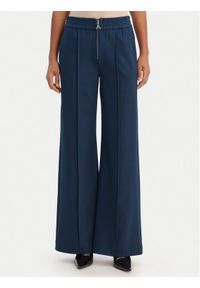 Patrizia Pepe Spodnie materiałowe 8P0813/A715 Niebieski Wide Leg. Kolor: niebieski. Materiał: wiskoza #1