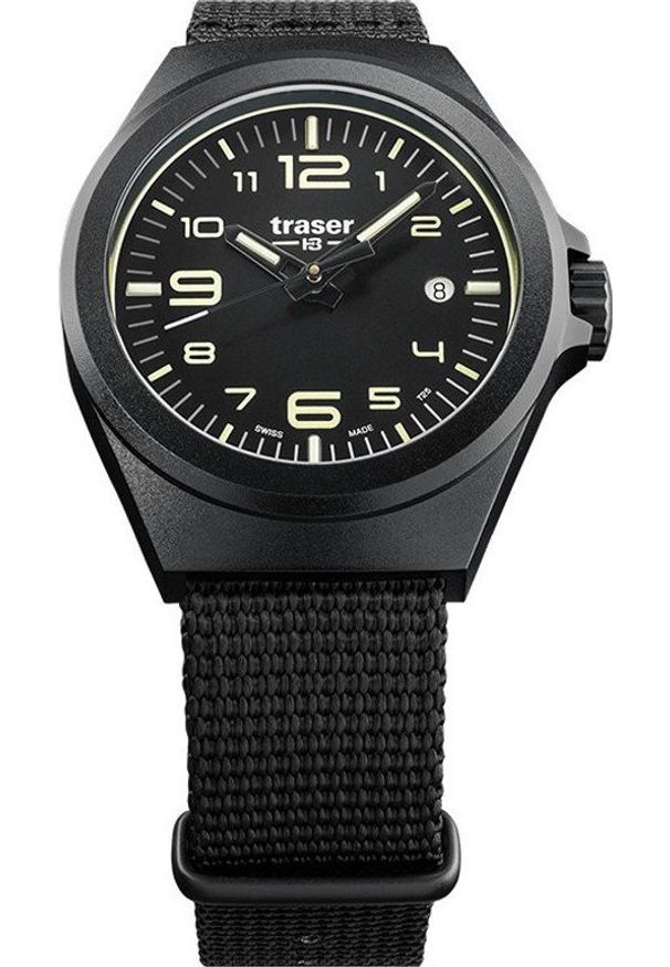 Zegarek Traser Zegarek damski Traser TS-108212 czarny. Kolor: czarny