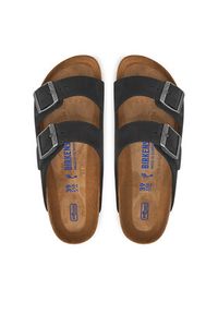 Birkenstock Klapki Arizona SFB 1019035 Czarny. Kolor: czarny. Materiał: nubuk, skóra #4