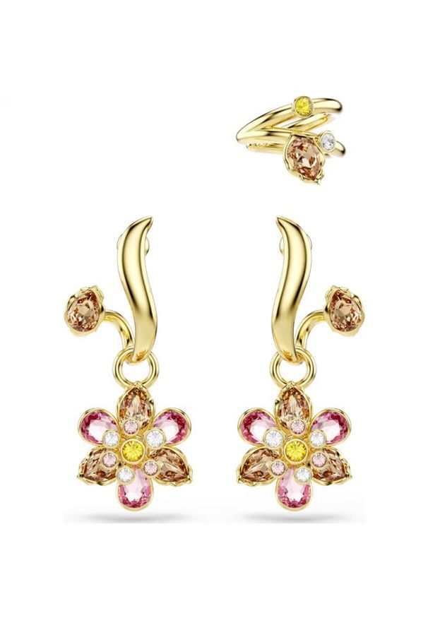 Swarovski Kolczyki Idyllia 5732386 Złoty. Materiał: złote. Kolor: złoty