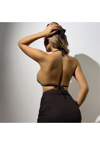 Intica - Bikini z pareo na plażę i basen regulowane lekkie Ileen. Kolor: różowy. Materiał: tkanina #10