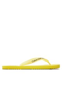 Calvin Klein Jeans Japonki Beach Sandal Monogram Tpu YM0YM00838 Żółty. Kolor: żółty #1