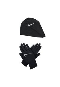 Nike Zestaw Czapka i Rękawiczki N1000594 Czarny. Kolor: czarny. Materiał: materiał #1