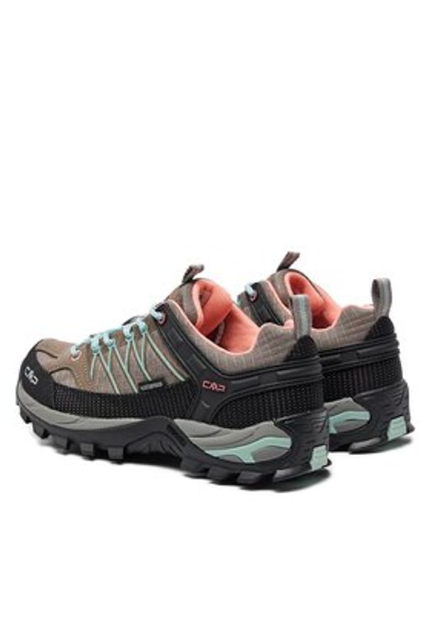 CMP Trekkingi Rigel Low Wmn Trekking Shoes Wp 3Q54456 Brązowy. Kolor: brązowy. Materiał: materiał