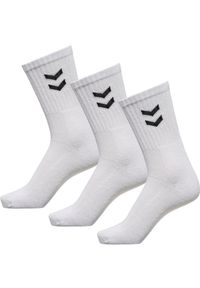 Zestaw skarpet sportowych dla dorosłych Hummel 3-Pack Basic Sock. Kolor: biały