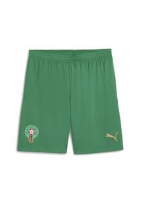 Puma - Męskie szorty Maroko 2025 PUMA Archive Green Red. Kolor: czerwony, zielony, wielokolorowy. Sport: piłka nożna