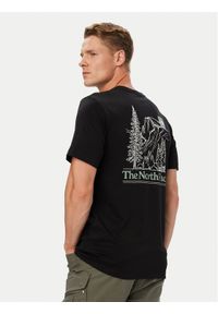 The North Face T-Shirt Monte Reg Ss NF0A8JAV Czarny Regular Fit. Kolor: czarny. Materiał: bawełna #1