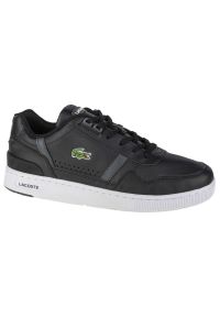 Buty Lacoste T-Clip M 741SMA0023237 czarne. Okazja: na co dzień. Zapięcie: sznurówki. Kolor: czarny. Materiał: materiał. Szerokość cholewki: normalna #3