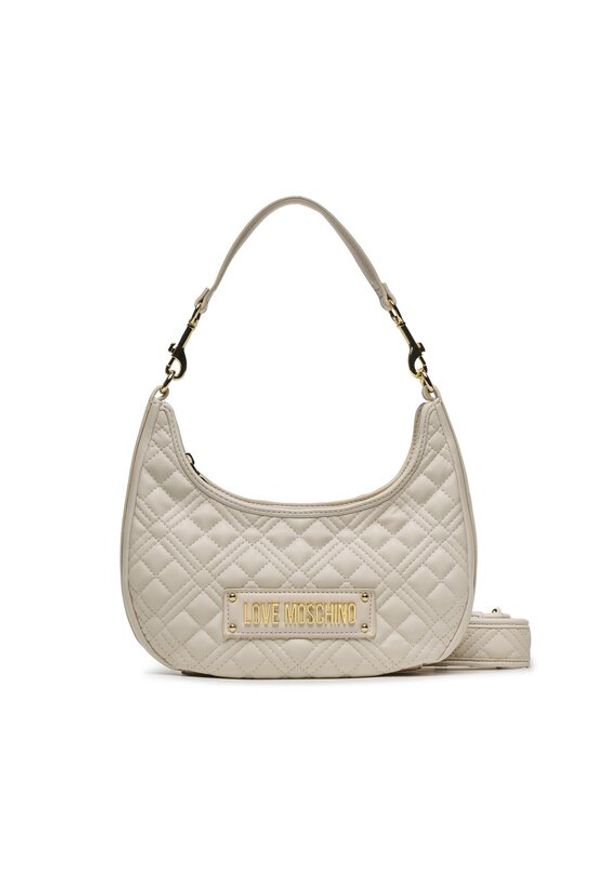 Love Moschino - LOVE MOSCHINO Torebka JC4068PP1HLA0110 Écru. Materiał: skórzane