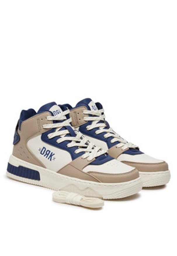 Dorko Sneakersy Easy High DS24F22M Biały. Kolor: biały. Materiał: skóra