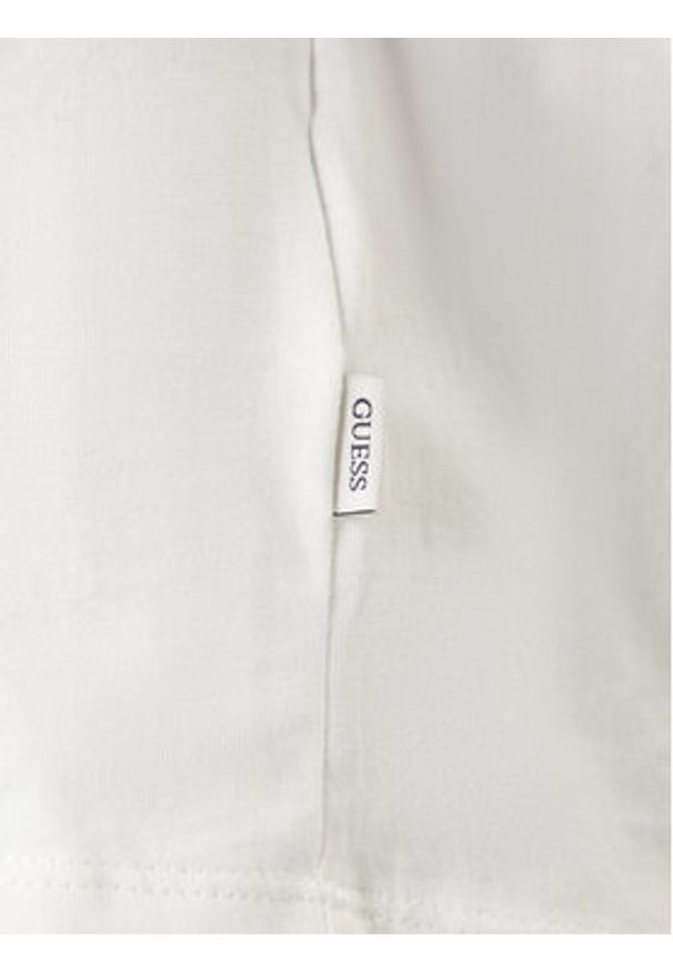 Guess Jeans T-Shirt M6RI45 K8HM0 Biały Oversize. Kolor: biały. Materiał: bawełna