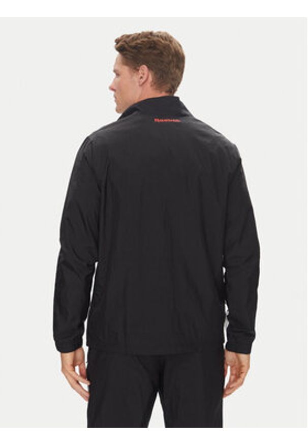 Reebok Bluza 100223959 Czarny Relaxed Fit. Kolor: czarny. Materiał: syntetyk